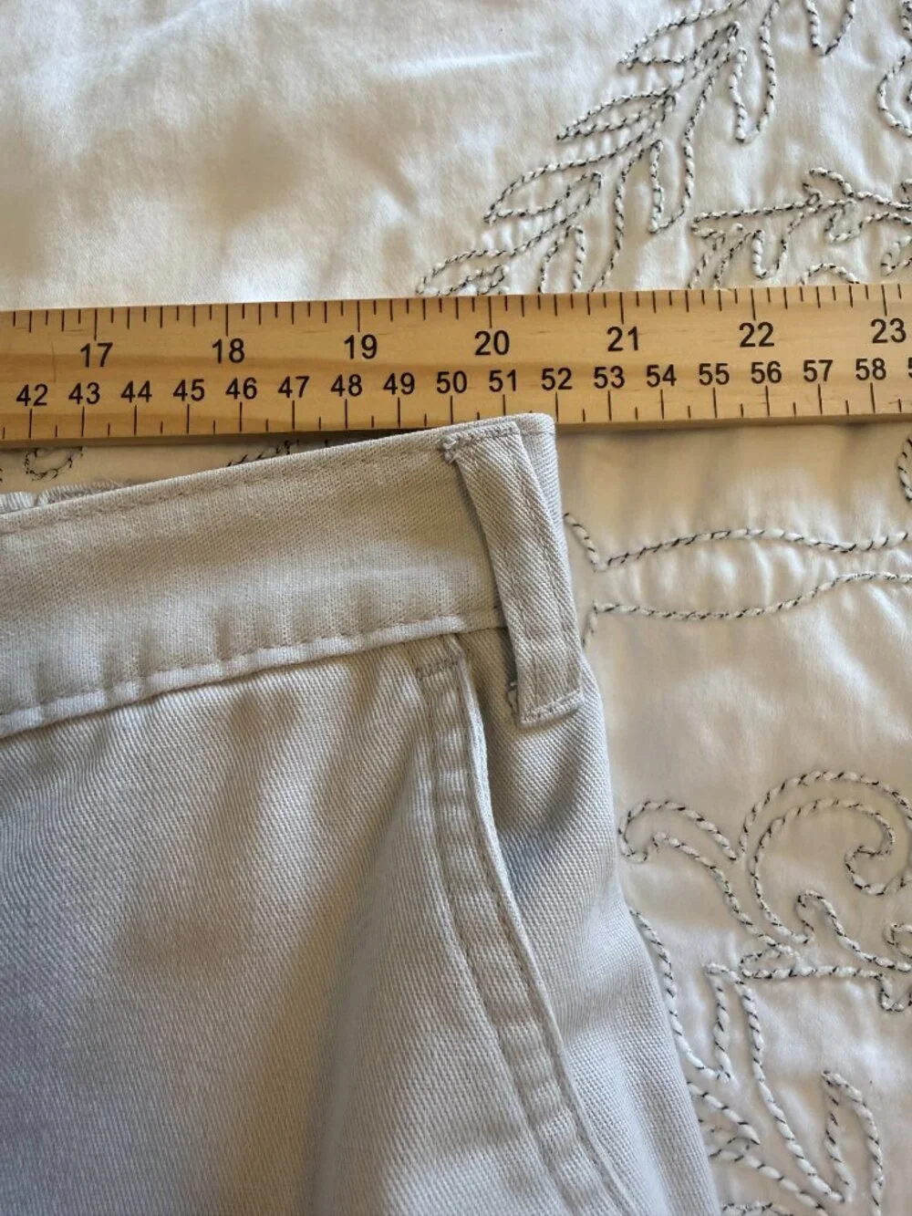 44x29 Khaki Beige Taupe Comfort Expandable Stretched Elastic Waist Men Pants